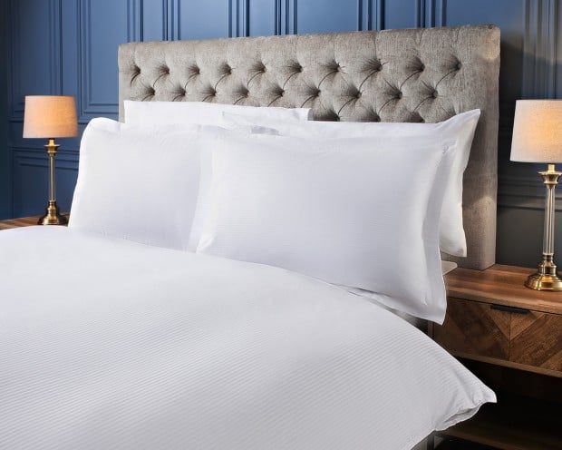 Carlyle Sateen Stripe Duvet Covers