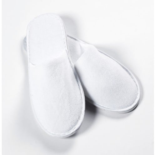 Closed Toe Velour Slippers