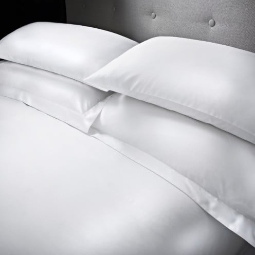 Como 100% Cotton Sateen Flat Bed Sheets