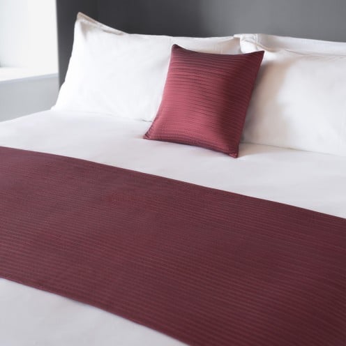 Eros Burgundy FR Bed Runners
