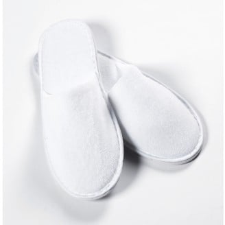 Closed Toe Velour Slippers