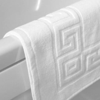 Greek Key Bath Mats