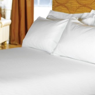 Microstripe 100% Cotton Flat Sheets
