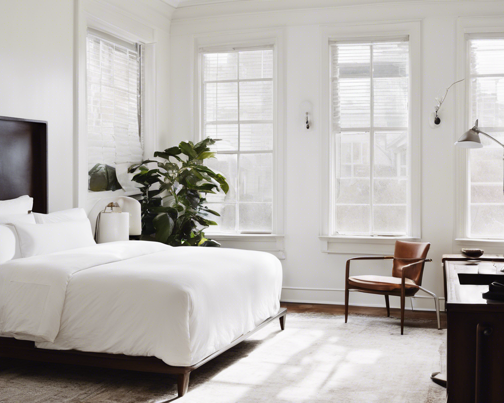 White bedding decorating ideas