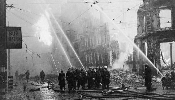 Archive photograph from the wartime years