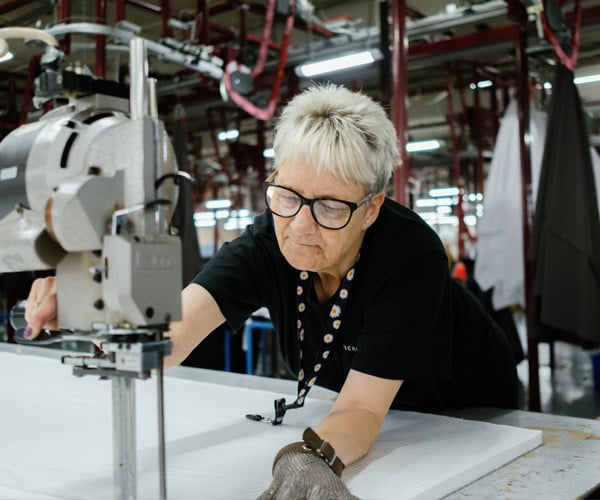 Production at a Richard Haworth partner facility